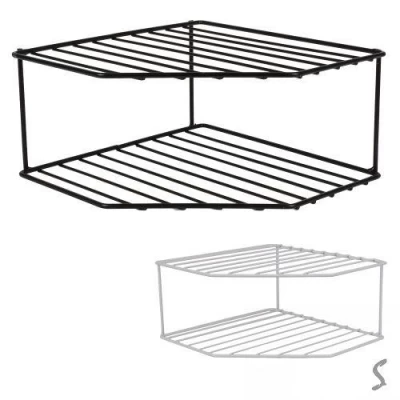 Полка-органайзер кухонная S 2яр 25*25*12см