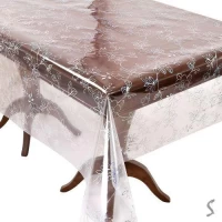 Клеенка жидкое стекло с голографич.рисунком Laser 1.37*20м