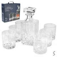Набор для виски 7пр/наб 750мл/300мл (штоф, стаканы)