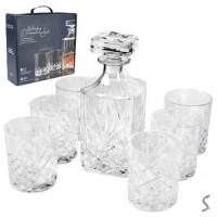 Набор для виски 7пр/наб 750мл/300мл (штоф, стаканы)