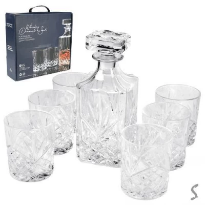 Набор для виски 7пр/наб 750мл/300мл (штоф, стаканы)