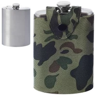 Фляга сувенирная в чехле 260мл 15*10*3см