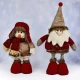 Фигура новогодняя "Santa Snowman" 70см (ноги-телескоп)