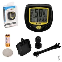 Велокомпьютер беспроводной 3*2.5cм (1батарейка CR2032/23A)