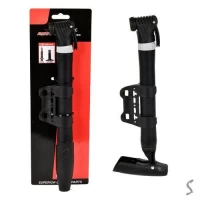 Насос ручной с креплением для велосипеда presto/shreder 28*3см