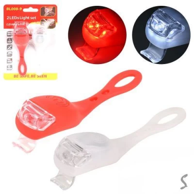 Мигалки для велосипеда 2шт/наб 11*3см (2 батарейки CR2032)