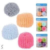 Щетки-мочалки кухонные 4пр/наб 19*16см