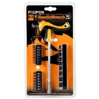 Отвертка с Т-образной ручкой и насадками 24пр/наб