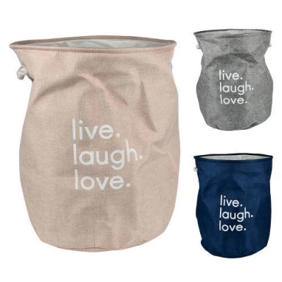 Корзина для белья с ручками складная 