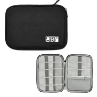 Косметичка-органайзер для зарядок и проводов дорожная 23*16*2.5см