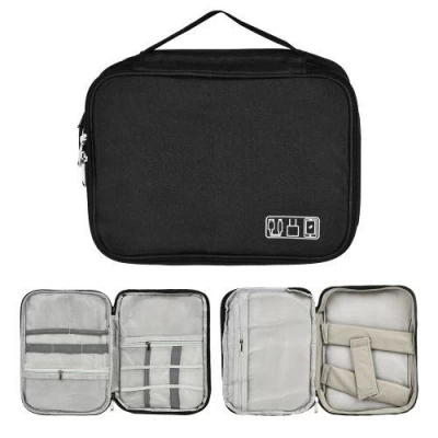 Косметичка-органайзер для зарядок и проводов дорожная 27*20*9см