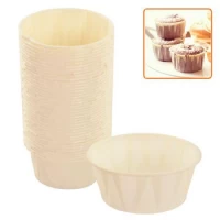 Формочки бумажные для маффинов 100шт/уп (d5см h3.9см)