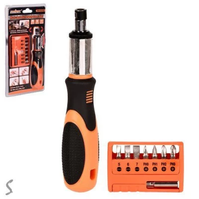 Отвертка с насадками 9пр/наб Отвертка с насадками 9пр/наб