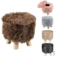 Пуф для хранения вещей "Fluffy" 28*30см	