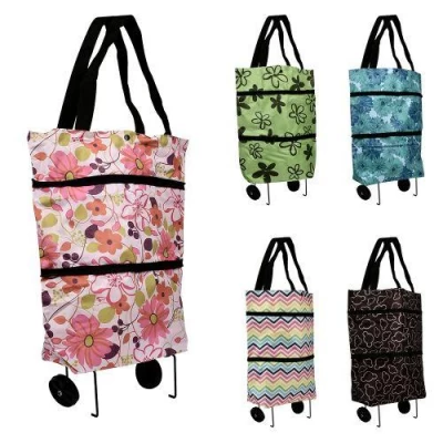 Тачка-сумка для покупок складная 43*38*15см Тачка-сумка для покупок складная 43*38*15см