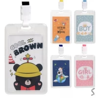 Бейдж вертикальный 7*11см (шнурок)