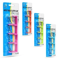 Зажим для скатерти 4шт/уп 9*25см