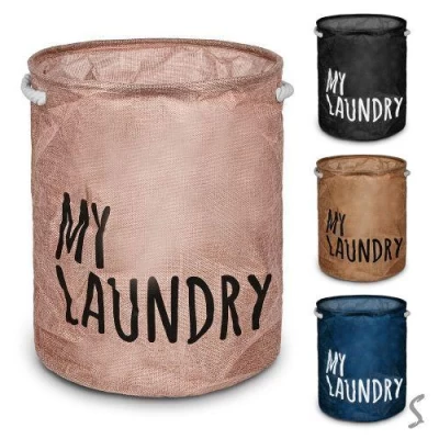 Корзина для белья с ручками складная 