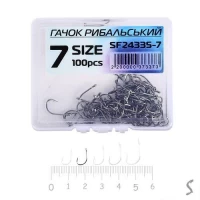 Крючок рыболовный №7 100шт/уп