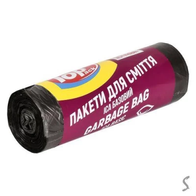 Пакеты для мусора ТОР РАСК 60л 20шт/уп 82*62см Пакеты для мусора ТОР РАСК 60л 20шт/уп 82*62см