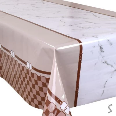 Клеенка ПВХ 3-хсл. глянцевая на ткан.основе Glossy 1.37*20м