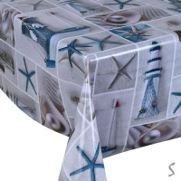 Клеенка ПВХ 3-хсл. глянцевая на ткан.основе Glossy 1.37*20м