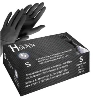 Перчатки нитриловые S Hoffen 5.0г нестерильные текстурированные б/п 50пар/уп