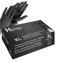 Перчатки нитриловые XL Hoffen 3.5г нестерильные текстурированные б/п 50пар/уп Перчатки нитриловые XL Hoffen 3.5г нестерильные текстурированные б/п 50пар/уп