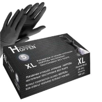 Перчатки нитриловые XL Hoffen 5.0г нестерильные текстурированные б/п 50пар/уп