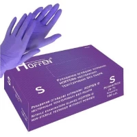 Перчатки нитриловые L Hoffen 3.5г нестерильные текстурированные б/п 50пар/уп