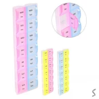 Органайзер для таблеток 14отд 21*6см