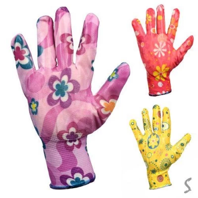 Перчатки синтетические с полиуретановым покрытием 1пара