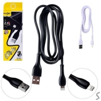 Кабель KLGO USB to Lightning 2.4A 1.0м