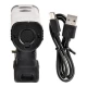 Фонарик с креплением аккумуляторный для велосипеда USB 13*4см