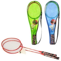 Бадминтон железный (ракетки 2 шт, волан, чехол) 66см