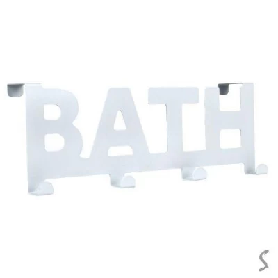 Вешалка настенная "Bath" 4кр 32*13см Вешалка настенная "Bath" 4кр 32*13см