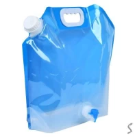 Канистра-пакет для воды с краном 10л