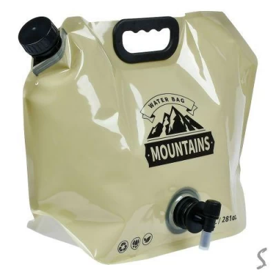 Канистра-пакет для воды с краном 8л Канистра-пакет для воды с краном 8л