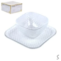 Салатник стекло 2пр/наб d10/15см