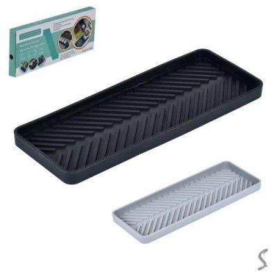 Коврик дренажный для раковины силикон 23*9*1.5см Коврик дренажный для раковины силикон 23*9*1.5см