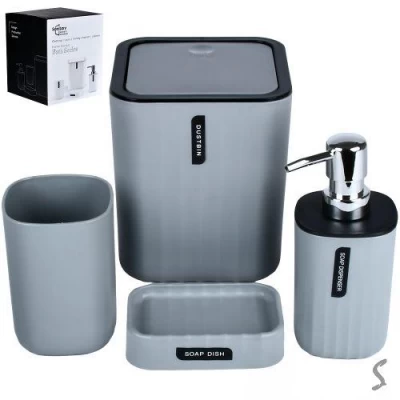 Набор для ванной 4пр/наб 15*15*16см Набор для ванной 4пр/наб 15*15*16см