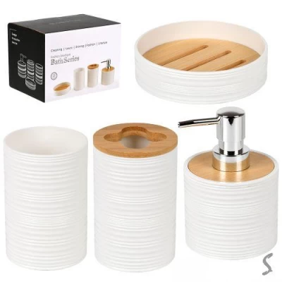 Набор для ванной 4пр/наб 16*12*12см Набор для ванной 4пр/наб 16*12*12см