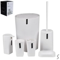 Набор для ванной 6пр/наб 21*21*28см