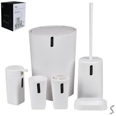 Набор для ванной 6пр/наб 21*21*28см Набор для ванной 6пр/наб 21*21*28см