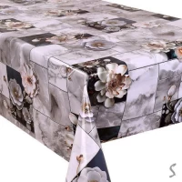 Клеенка ПВХ 3-хсл. глянцевая на тканевой основе Glossy 1.37*20м