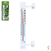 Термометр оконный 20.5см (на липучке)