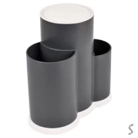 Подставка для ножей универсальная тройная 22*23см