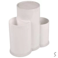 Подставка для ножей универсальная тройная 22*23см