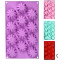 Форма силикон для кексов 12шт/л 29.5*17*2.5см