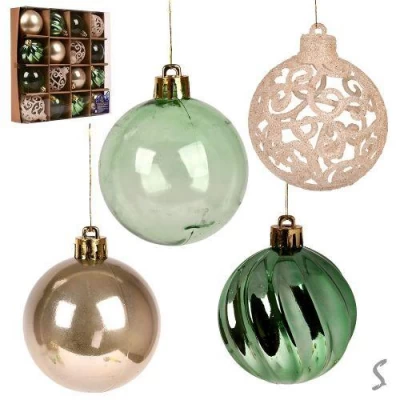 Елочные шарики 6см 16шт/уп